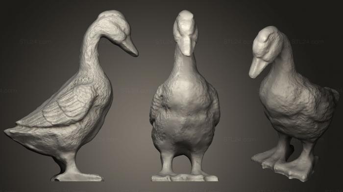 Animal figurines (Goose, STKJ_1034) 3D models for cnc